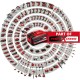Фрезер аккумуляторный Einhell PXC TP-RO 18 Set Li BL,18В,10-30 т/мин,цанга 6/8 мм+1акк.4 Ач+ЗУ 3А (4350410SET)