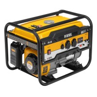 Генератор бензиновый PS 28, 2.8 кВт, 230 В, 15 л, ручной стартер Denzel (946824)