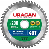 Диск пильный по дереву Expert URAGAN 200х32/30 мм 48Т 36802-200-32-48_z01  