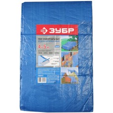Тент-полотно универсальный 3 х 5 м, плотность 75 г/м2 ЗУБР 12550-03-05
