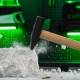 Молоток слесарный 800 г, квадратный боек, деревянная рукоятка Сибртех