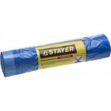 Мешки мусорные 30 л, 20 шт, голубые, с завязками STAYER 39155-30