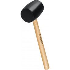 ЗУБР 450 г, чёрная, резиновая киянка (2050-65_z02)