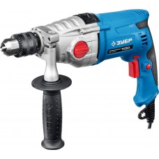 Дрель ударная 1100 Вт 13 мм 2 скорости мет. корпус Профессионал ЗУБР ЗДУ-1100-2 ЭРМКМ2