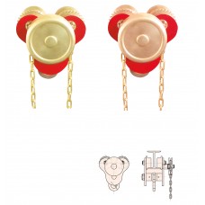 Каретка для тали с тяговой цепью (0,5т) искробезопасная, сплав BeCu 307B-1002, HORTZ