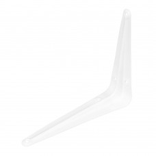 Кронштейн угловой с ребром, 125х150 мм, белый Сибртех (93951)