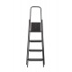 Лестница-стремянка стальная Компакт, 4 ступени, вес 5,3 кг (65372)