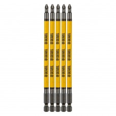 Бита PH2х150, сталь S2, цилиндр., 5шт. Е 6,3 Denzel (11647)