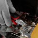 Плоскогубцы Mini, 130 мм, никелированные, авторазжим, двухкомпонентные рукоятки Matrix (17816)