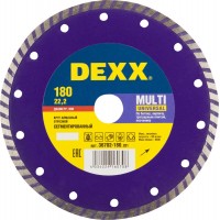Сегментированный алмазный диск Multi Universal, 180 мм, (22.2 мм, 7 х 2.3 мм) DEXX 36702-180_z01