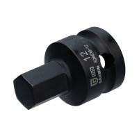 Головка торцевая ударная HEX 12 мм, 1/2