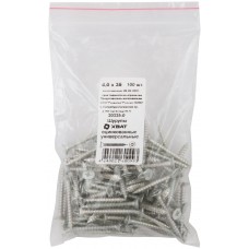 Шурупы оцинкованные, универсальные 4 х 35 100 шт Фасовка (20335-0)