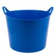 Ведро гибкое сверхпрочное, 40 л, синее, Сибртех (67508)
