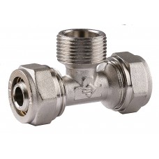 Тройник цанговый цанга-штуцер 3/4