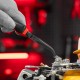 Длинногубцы изогнутые Black Nickel, 200 мм, двухкомпонентные рукоятки Matrix (17462)