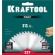 Пильный диск по дереву Fast, 315 х 30 мм, 32Т KRAFTOOL 36950-315-30