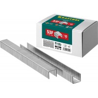 Скобы тип 53F (D/056), 10 мм, калибр 23GA, 5000 шт KRAFTOOL 31787-10