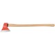Топор кованая усиленная сталь, деревянная длинная ручка 1250 гр.