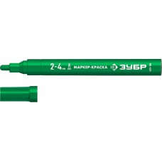 Маркер-краска МК-400 зеленый, 2-4 мм ЗУБР 06325-4
