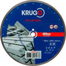 Диск алмазный Турбо по железобетону KRUGO MASTER 400х3,2х25,4х12 mm 81064000264