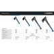 Топор-колун S16 PRO-Line, 1100/1600 г, 610 мм GRINDA 20687