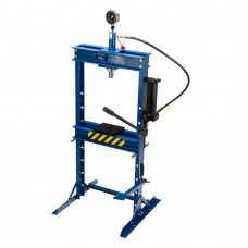 Пресс гидравлический с манометром и педалью, 12 т (комплект из 2 частей) Stels (52312)