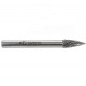 GARWIN INDUSTRIAL 900645-6*16*60 Борфреза параболическая с заостренным концом 6x16x60 мм, VHM, DC, форма G (серия 900645)