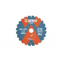 Диск пильный по дереву 210мм х 30 мм, 24Т, SENIX