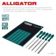 Набор напильников 200 мм двухкомпонентная рукоятка ALLIGATOR KRAFTOOL 16905