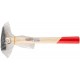 Молоток кованый, деревянная ручка 100 гр. (44201)
