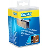 Закаленные супертвердые гвозди узкие, тип 90, 30 мм, 3000 шт RAPID 5000125