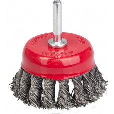 Щетка кистевая для дрели 75 мм, жгутированная стальная проволока 0.5 мм STAYER Professional 35118-075_z01