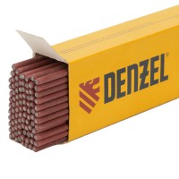 Электроды DER-46, диам. 3 мм, 2,5 кг., рутиловое покрытие Denzel (97504)