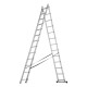 Лестница, 2 х 13 ступеней, алюминиевая, двухсекционная, Сибртех (97913)