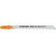 Полотна для лобзика T-хвост., HCS сталь, по пластику/дереву/ДСП, шаг зуба 3 мм (8TPI), раб. длина 75 мм, 2 шт T111C Professional STAYER 15987-3