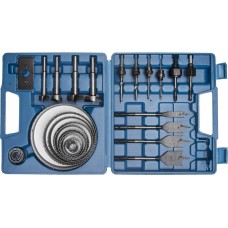 Набор коронок по дереву и сверл 28 предм. ЗУБР 29555-H28