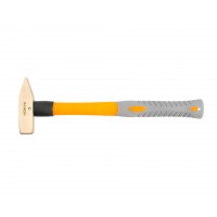 Молоток слесарный 0.2 квадратный боек сплав AlCu искробезопасный с фиберглассовой рукояткой HORTZ