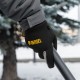 Перчатки универсальные, двойные, работа с сенсорным экраном, вязаная манжета, размер 10 Denzel (68094)