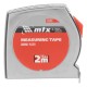 Рулетка Chrom, 2 м x 13 мм, хромированный корпус MTX