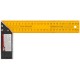 Угольник столярный желтый 250 мм (19382)