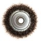 Щетка для УШМ, 100 мм, Чашка, витая нержавеющая проволока 0.3 мм, М14 Denzel (746053)