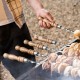 Шампур плоский, 600х10х2,5 мм, с деревянной рукояткой, нерж. сталь, Camping// Palisad (69750)
