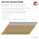 Гвозди реечные рифленые оцинкованные SN34 (D34) 83 x 3.1 мм, 3000 шт ЗУБР 305399-83