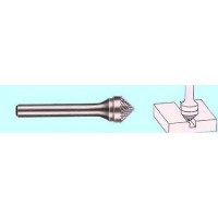 Борфреза тв.спл. конич. угол 90гр. d8х4,0х6х65 90* Х-образн.насечка (К08 04Х06) 