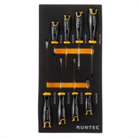RUNTEC RT-SD1E8 Набор отверток RUNTEC S2 в ложементе EVA, 8 предметов (RT-SD1E8)