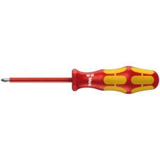 Отвёртка диэлектрическая крестовая PH 1 x 80 мм VDE серия 162 i PH Wera WE-006152