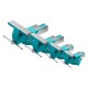 Стальные слесарные тиски 200 мм СИБИН 3244-200