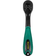 Трещотка 1/4, 72 зубца, пластиковое покрытие для торцовых головок KRAFTOOL 27796-1/4