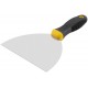 Шпатель, нерж.сталь, черно-желтая прорезин.ручка 6 (150 мм) (06688)