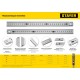 Линейка нержавеющая длина 0.2 м Professional STAYER 3427-020
